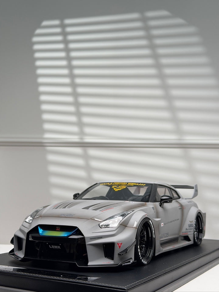 Nissan R35 GT-RR LBWK (Matte Gray) [IVY Model] 1/12 scale