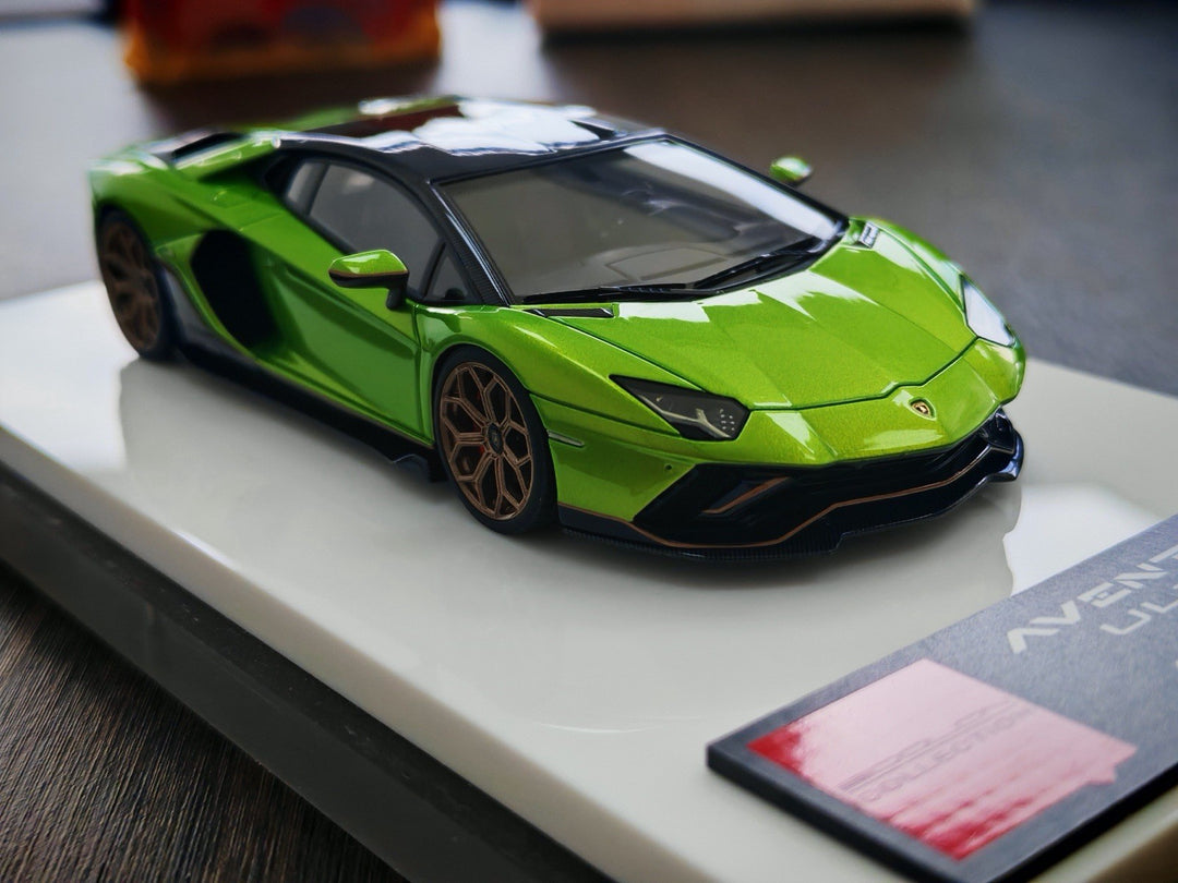 Lamborghini Aventador Ultimae (Giallo Verde Pearl)[Make Up AXELLWORKS]1:43 scale