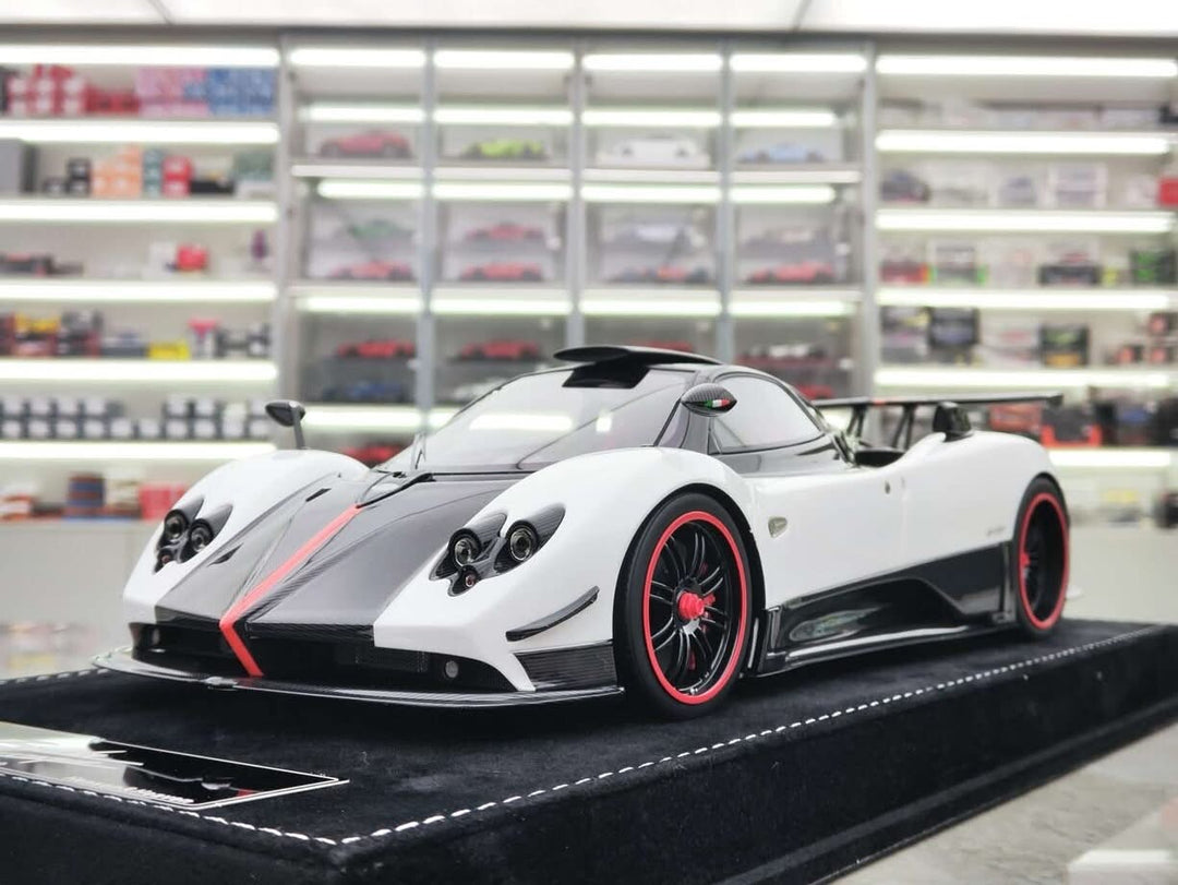 Pagani Zonda Cinque (White/ Carbon) [Henson & Heaven] 1/18 scale