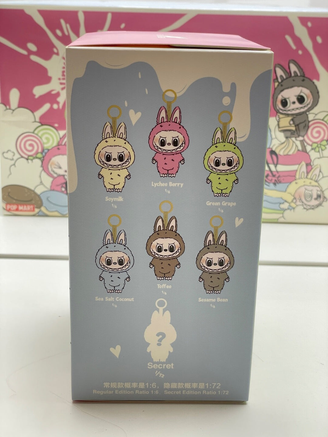 NEW! Authentic Pop Mart Labubu Monsters Exciting Macaron Vinyl (1 Blind Box)