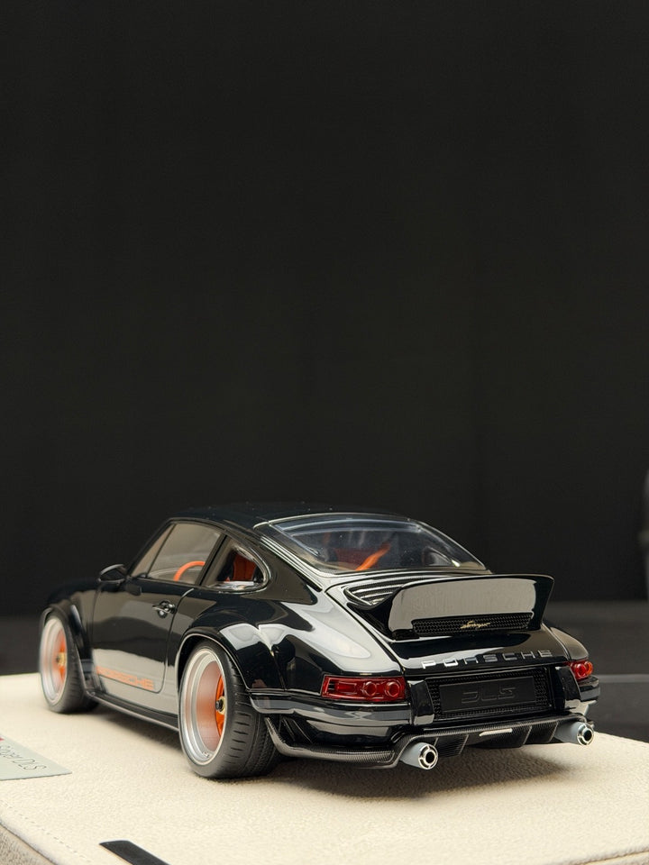 Porsche 911 Singer DLS (Black/ Orange Rims) [Make up Eidolon] 1/18 scale