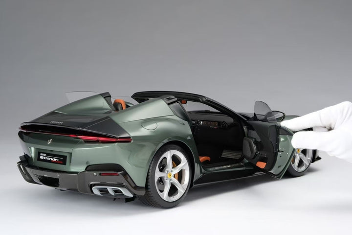 Ferrari 12 Cilindri Spider (Verde Toscana) [Fully opening] By: Amalgam 1:8 scale