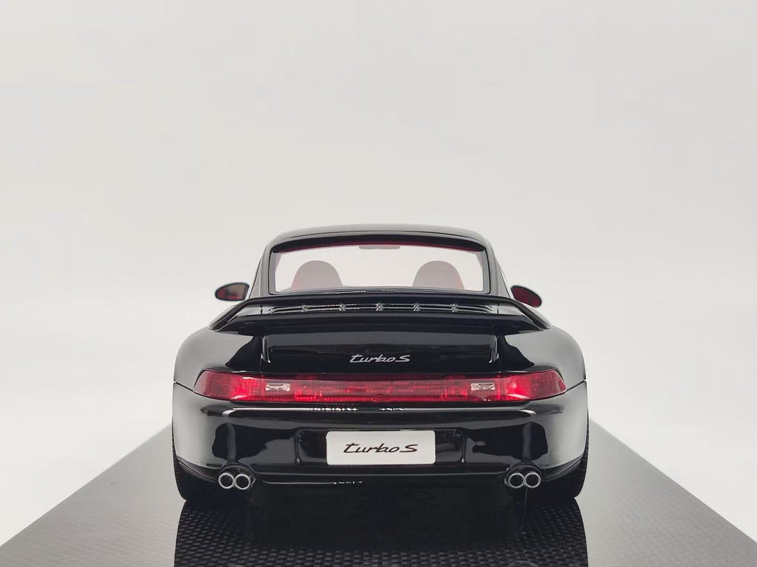 Porsche 911 Turbo S (Black) [Dino Model] 1/18 scale
