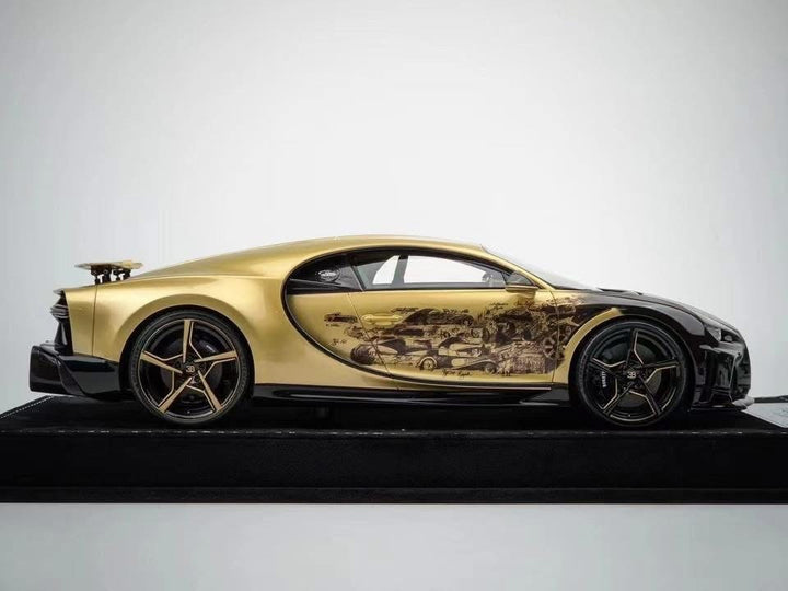 Bugatti Chiron Super Sport (Golden Era) [Henson&Heaven] 1/18 scale