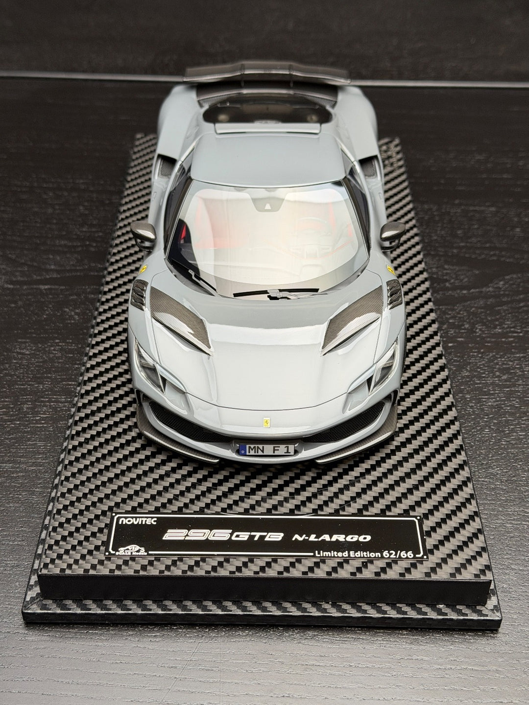 Ferrari 296 GTB N-LARGO NOVITEC (Gray) [VIP scale Models] 1/18 scale