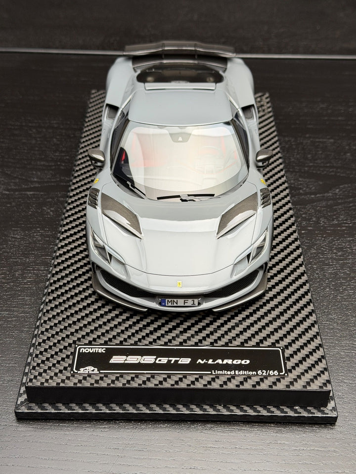 Ferrari 296 GTB N-LARGO NOVITEC (Gray) [VIP scale Models] 1/18 scale