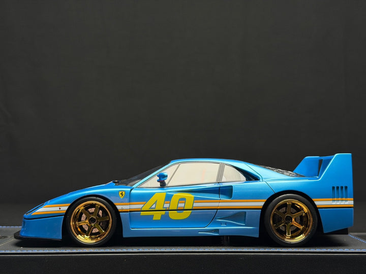 Ferrari F40 (Blue) [DIECAST SHOW] 1:18 scale