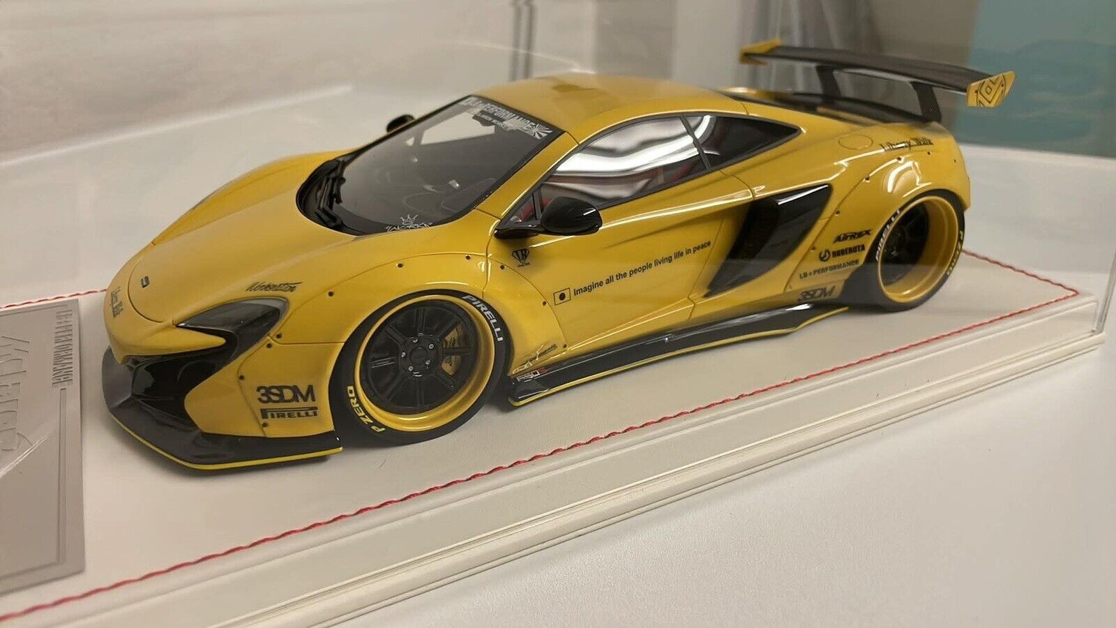 McLaren 650s LBWK (Yellow) [Davis & Giovanni] 1/18 scale – Collectors ...