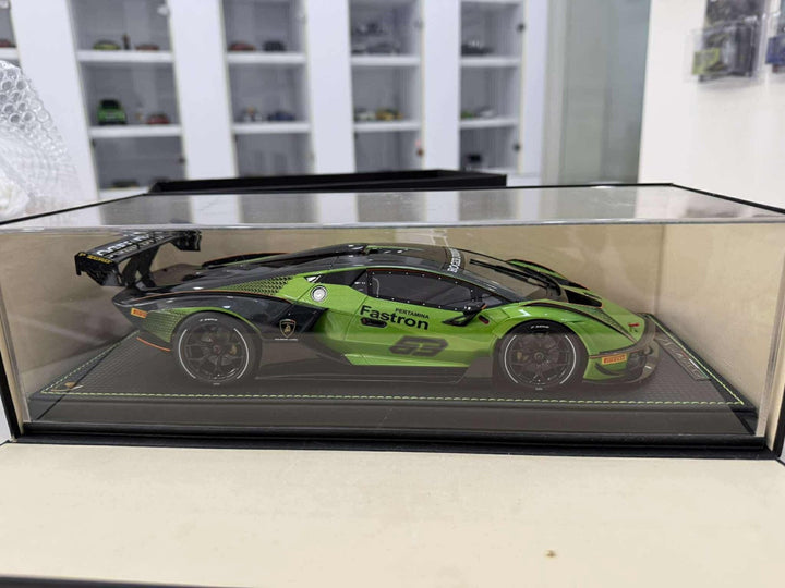 Lamborghini Essenza SCV12 (Metallic Green/ Black) [MR Collection] 1/18 scale