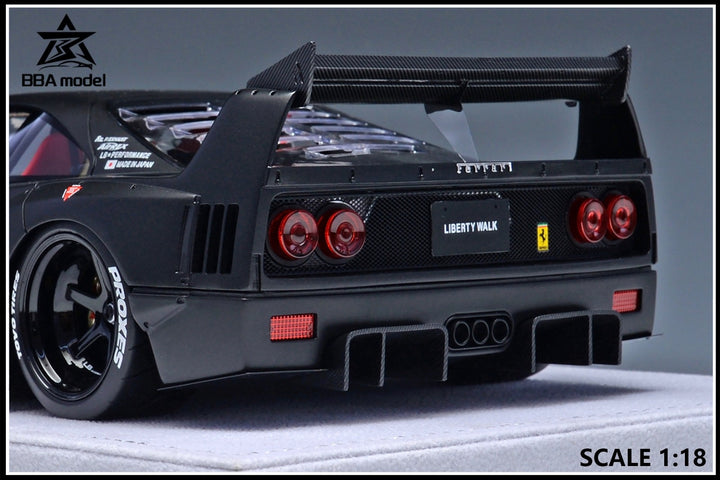Ferrari F40 LBWK (MONSTER Energy Decals) [BBA Model] 1/18 scale