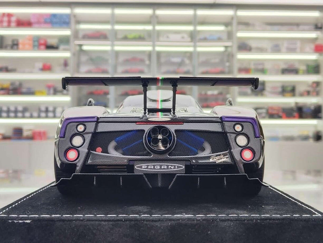 Pagani Zonda Cinque (Chameleon Purple/ Carbon) [Henson & Heaven] 1/18 scale