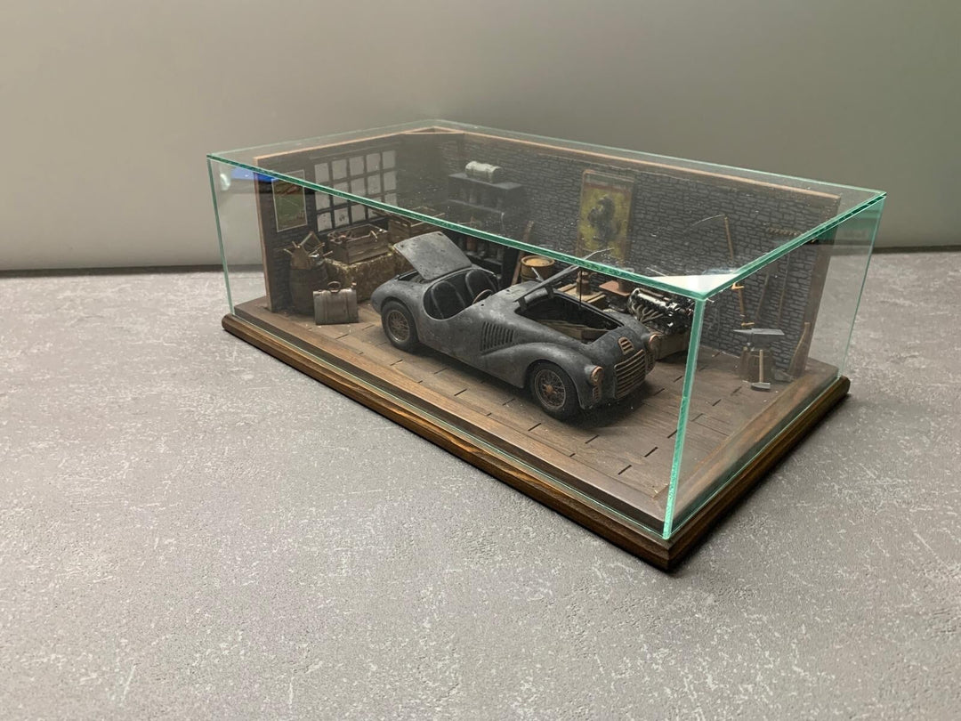 Classic Ferrari Barn Find/ Garage Diorama [1:18 scale]