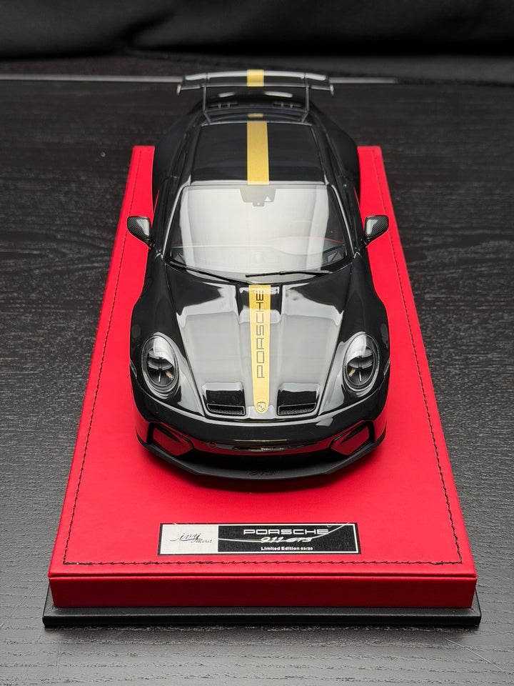 Porsche 911 GT3 (Black/ Gold) [IVY Model] 1:18 scale