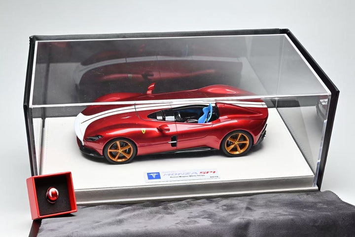 Ferrari Monza SP1 (Rosso Magma/ with Helmet) [Hermez Collection] 1/18 scale