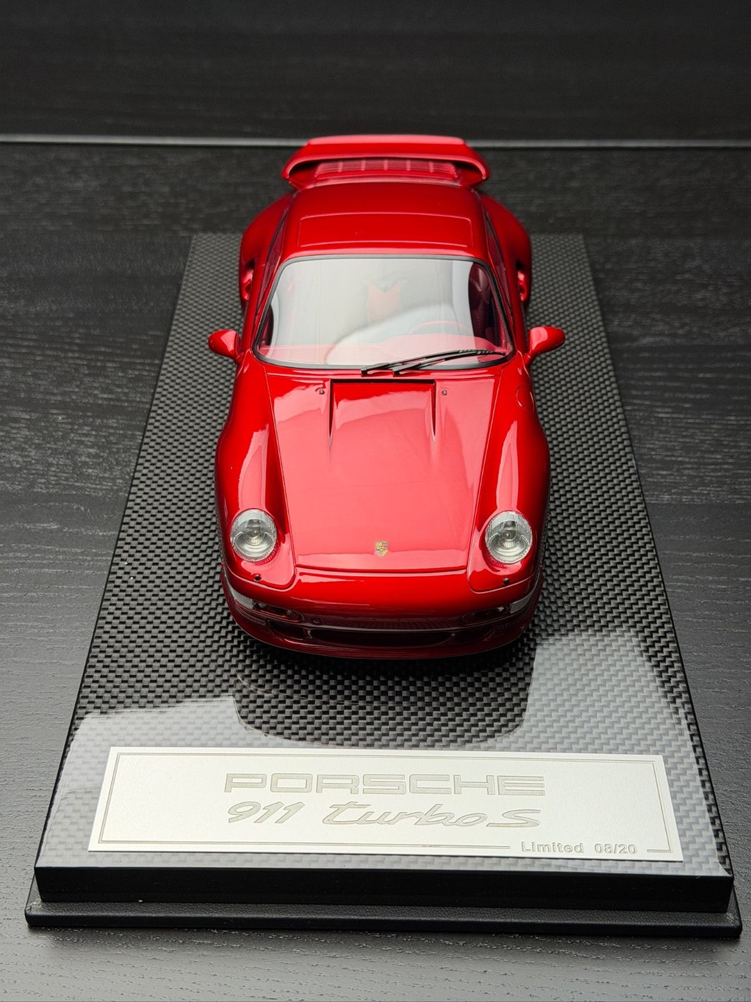 Porsche 911 Turbo S (Red) [Dino Model] 1/18 scale