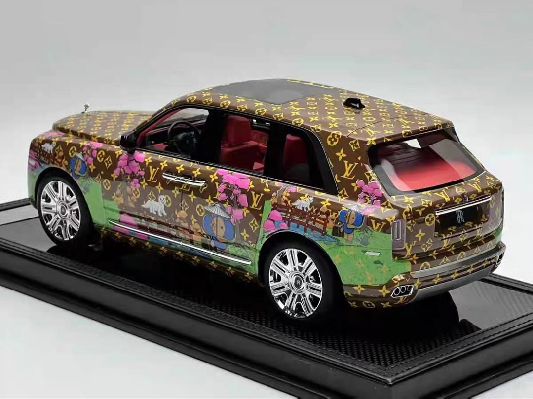 Rolls-Royce Cullinan (Brown LV Monogram) [Henson&Heaven] 1/18 scale