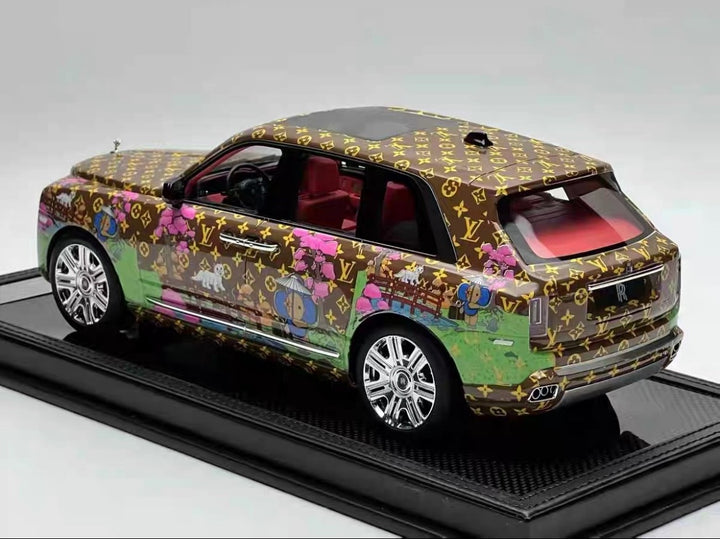 Rolls-Royce Cullinan (Brown LV Monogram) [Henson&Heaven] 1/18 scale