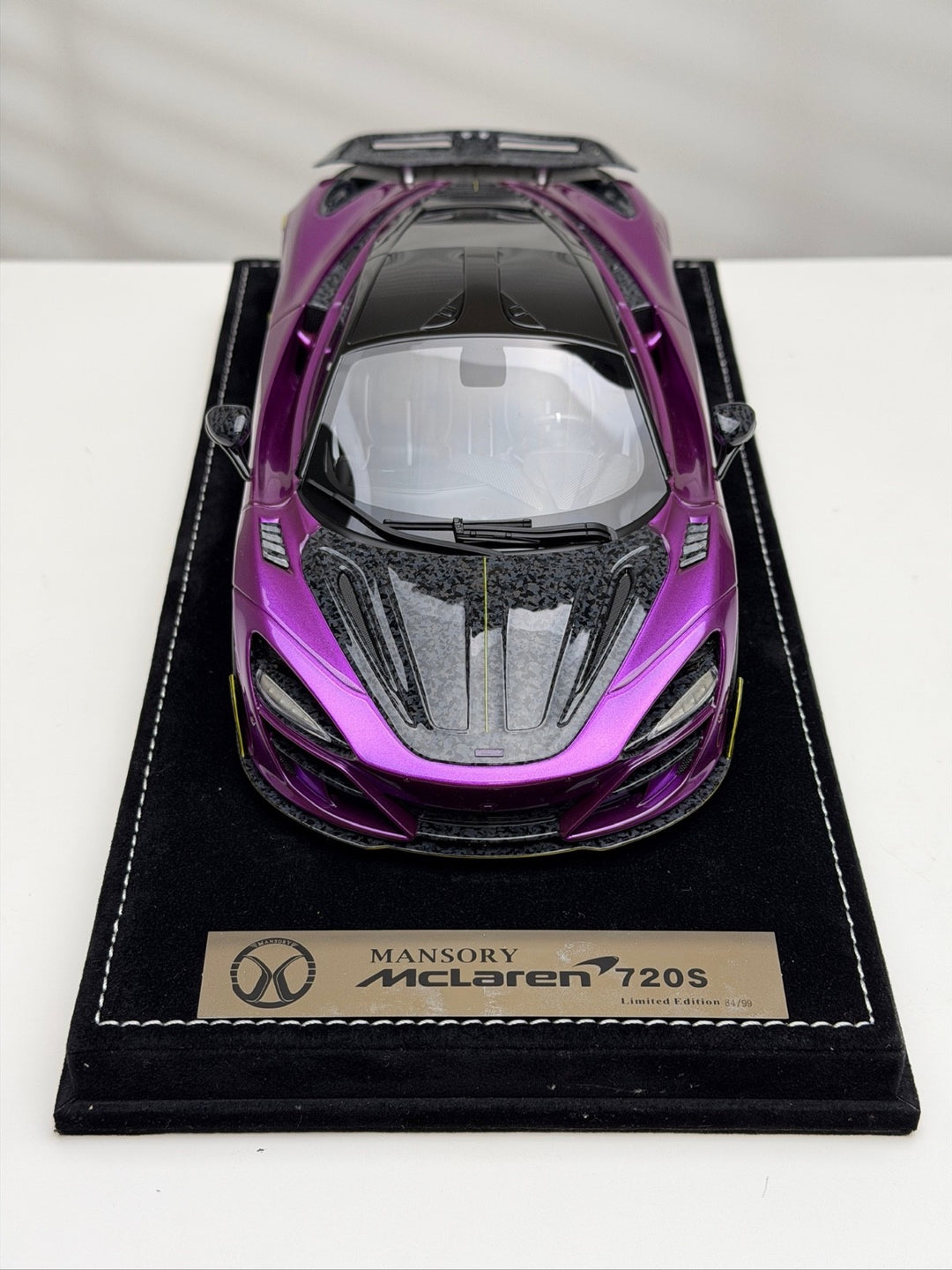 McLaren 720s Mansory (Purple) [Timothy & Pierre] 1/18 scale