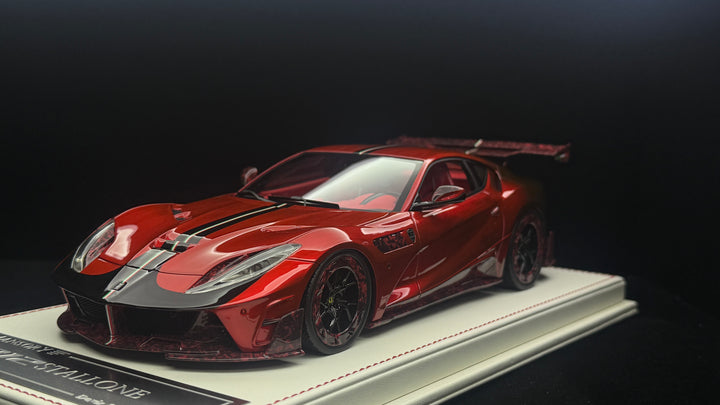 Ferrari 812 Stallone Mansory (Metallic Red) [Davis & Giovanni] 1/18 scale 1 OF 1