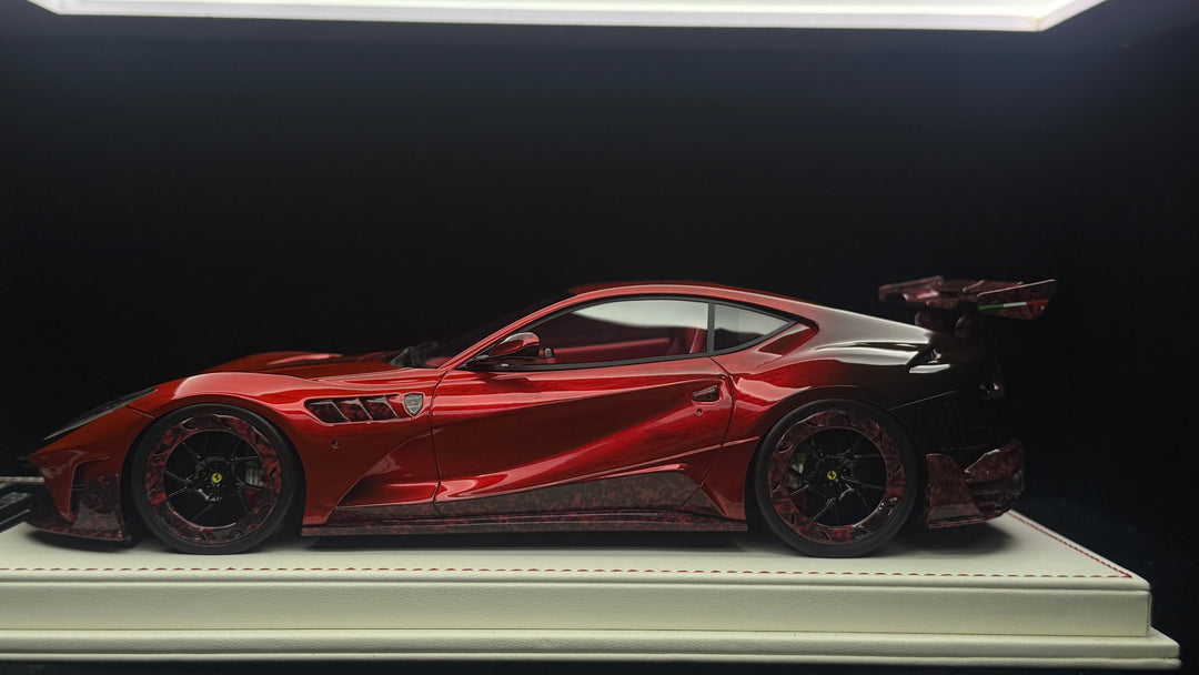 Ferrari 812 Stallone Mansory (Metallic Red) [Davis & Giovanni] 1/18 scale 1 OF 1