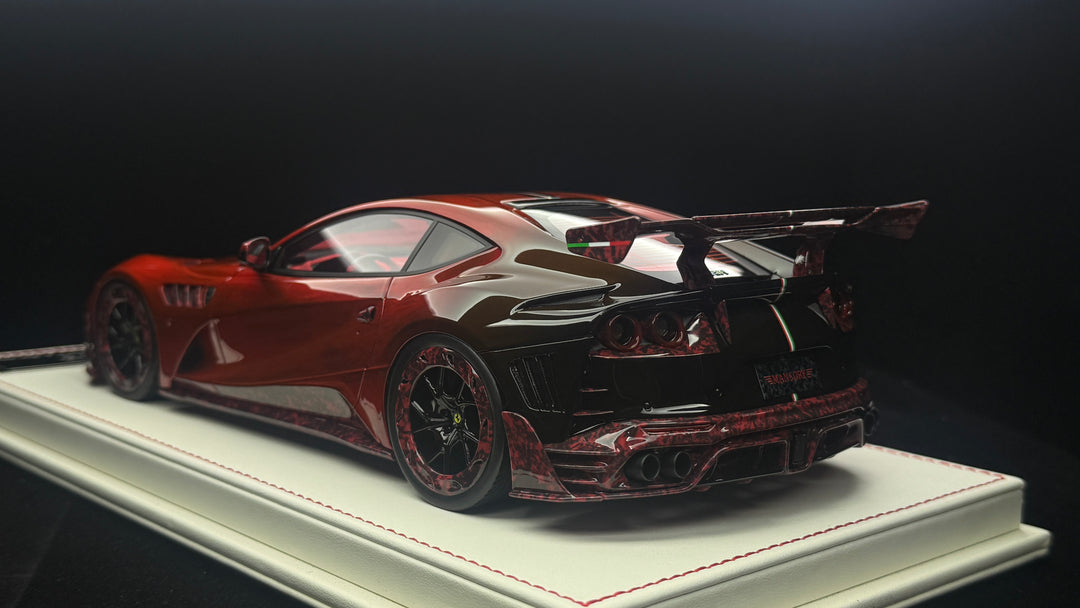 Ferrari 812 Stallone Mansory (Metallic Red) [Davis & Giovanni] 1/18 scale 1 OF 1