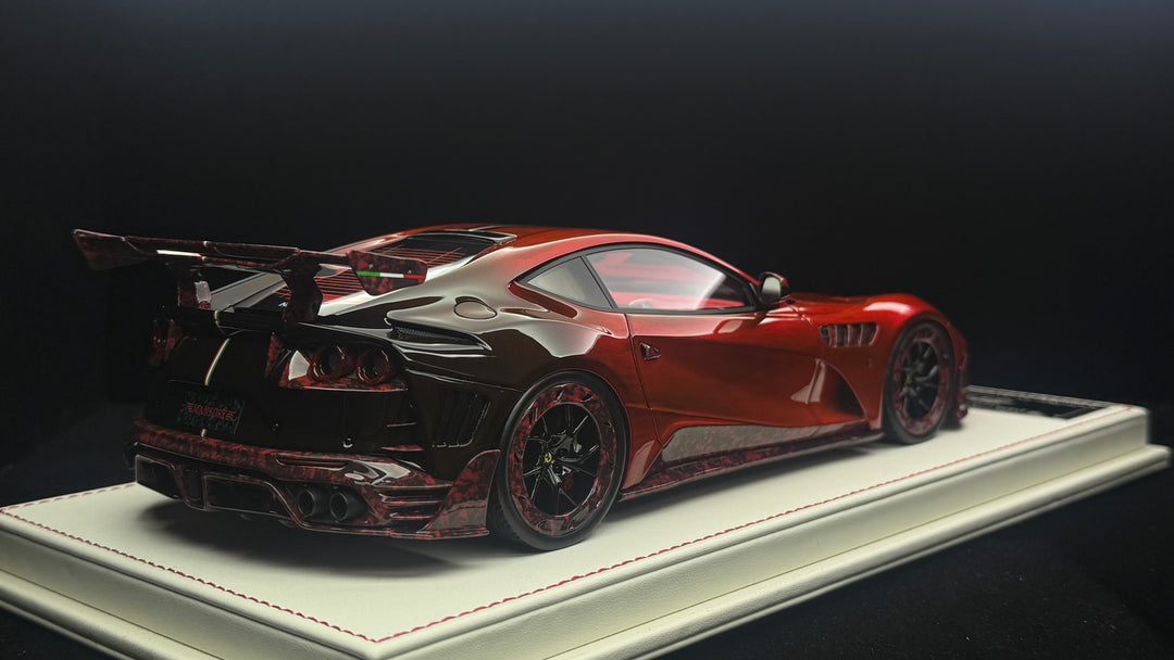 Ferrari 812 Stallone Mansory (Metallic Red) [Davis & Giovanni] 1/18 scale 1 OF 1
