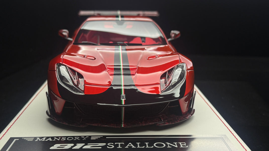 Ferrari 812 Stallone Mansory (Metallic Red) [Davis & Giovanni] 1/18 scale 1 OF 1