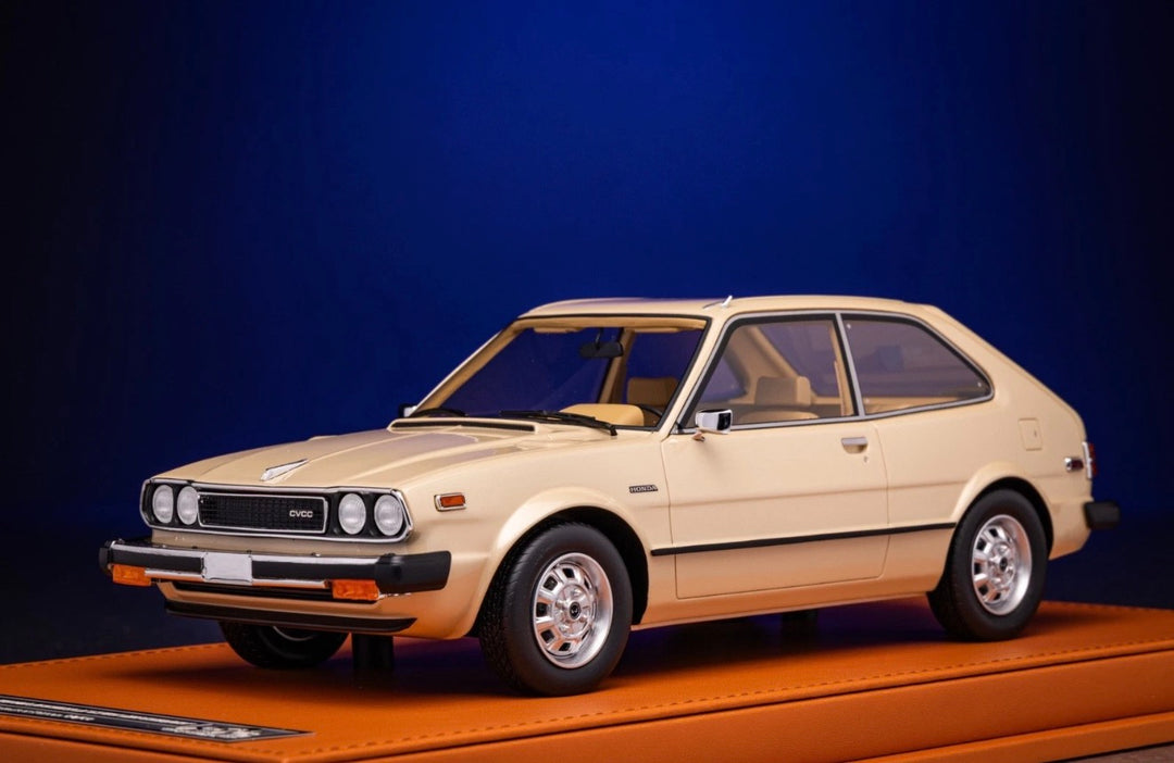 Honda Accord LX CVCC & Civic Beige RJC 1/18 scale