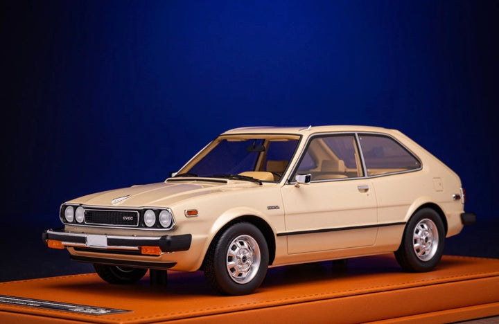 Honda Accord LX CVCC & Civic Beige RJC 1/18 scale