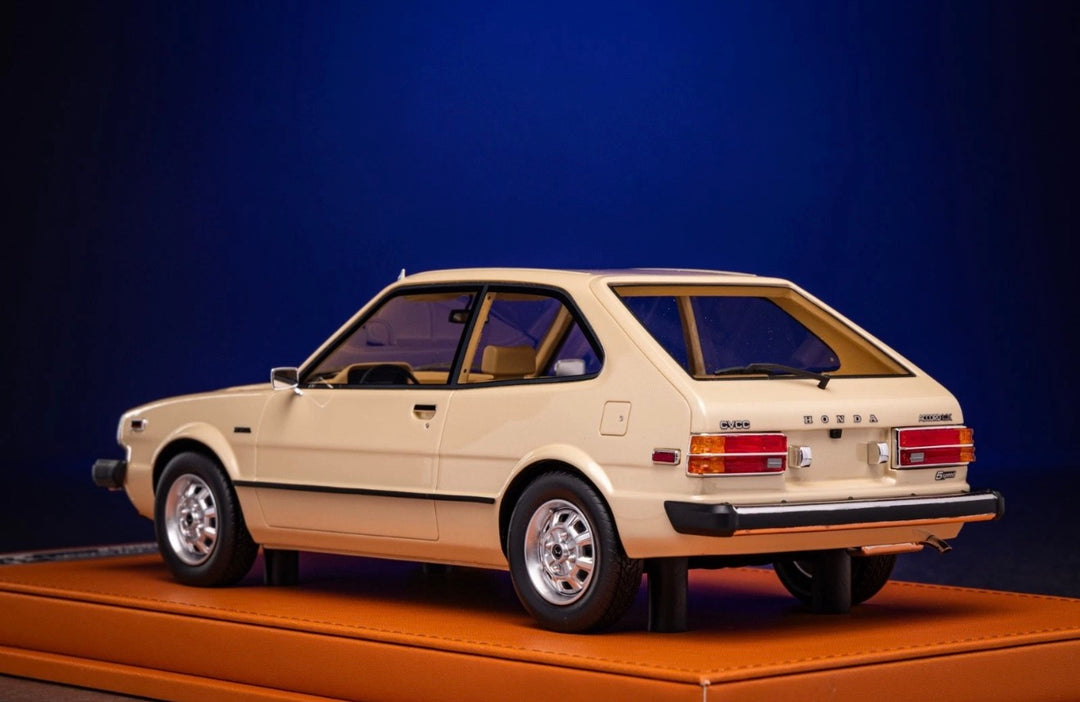 Honda Accord LX CVCC & Civic Beige RJC 1/18 scale