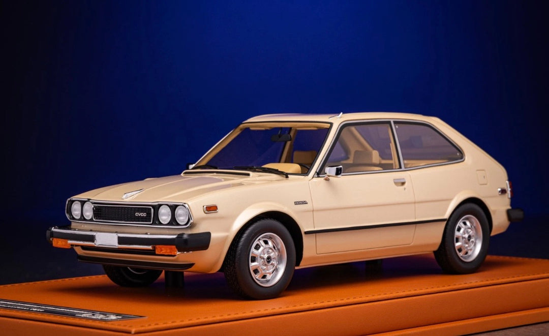 Honda Accord LX CVCC & Civic Beige RJC 1/18 scale