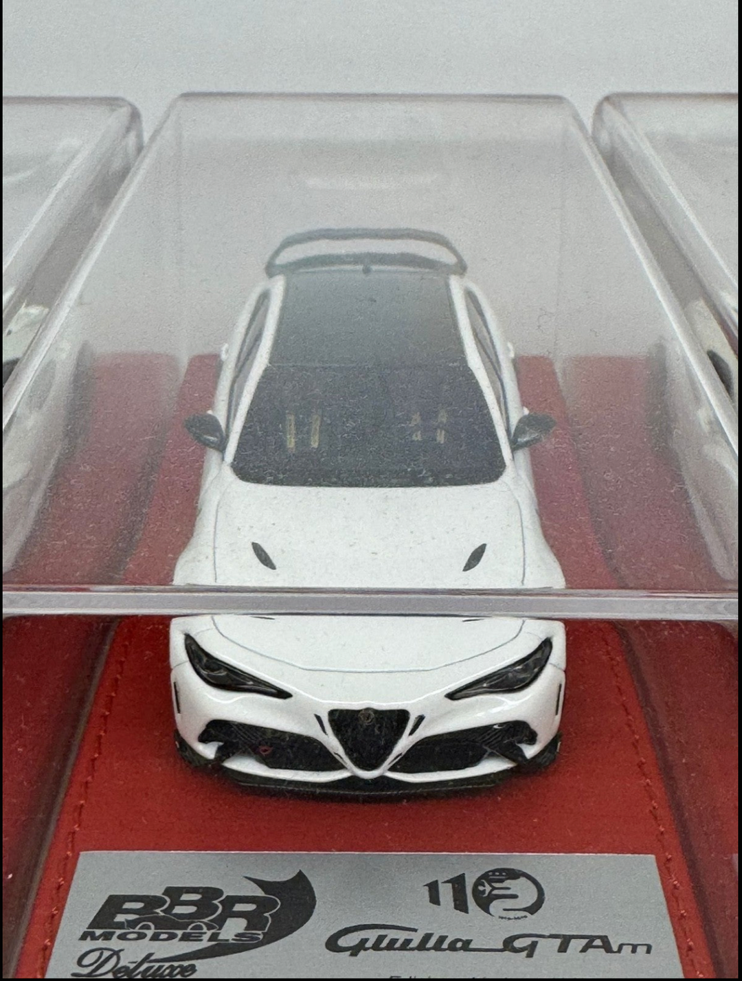Ferrari 812 Superfast, SF90 Spider & Alfa Romeo Giulia GTAm (White) [BBR] 1:43 scale